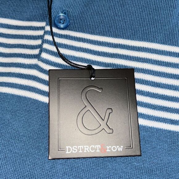 NEW Dstrct & Row Mens Polo Shirt - Picture 3 of 7